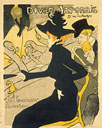 Affiche du Divan japonais par Henri de Toulouse-Lautrec